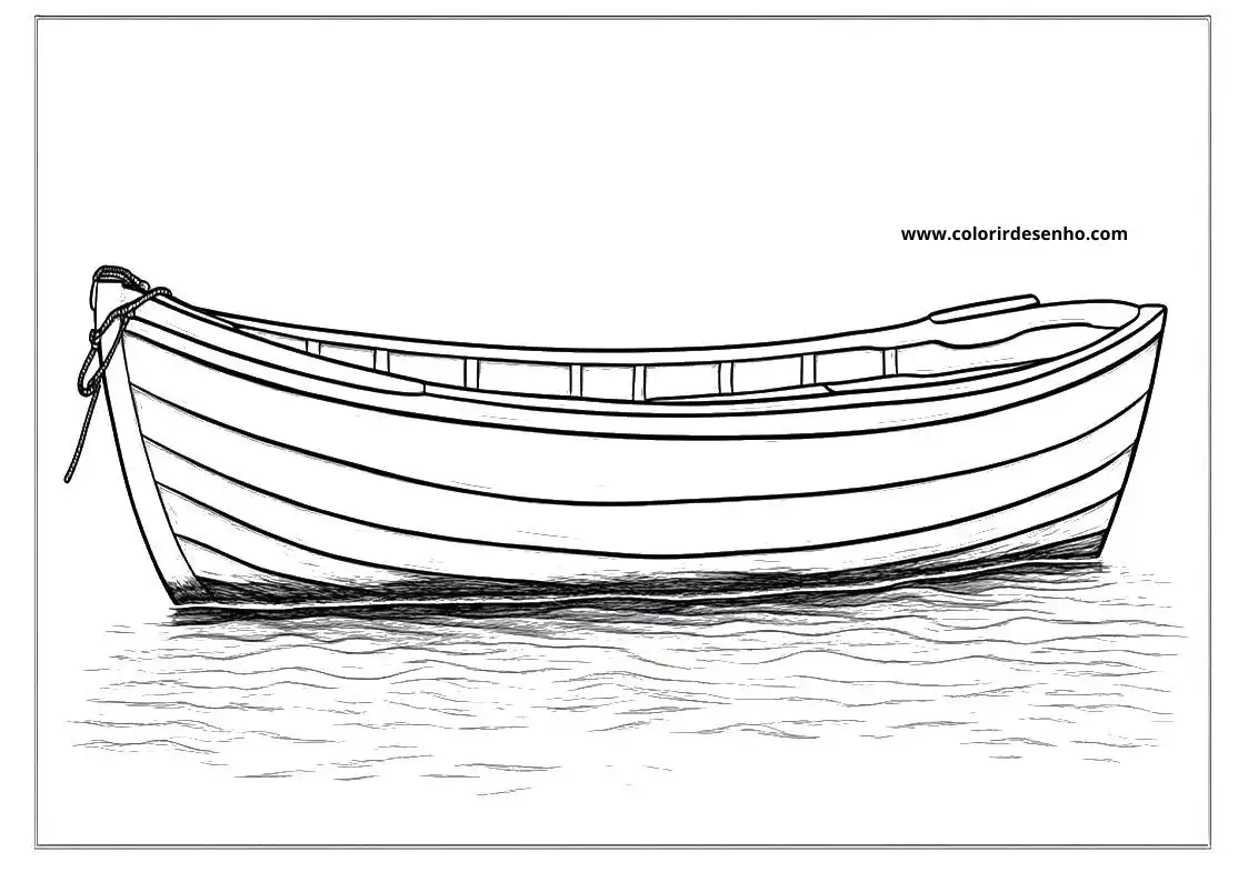 Printable Boat Coloring Pages 3