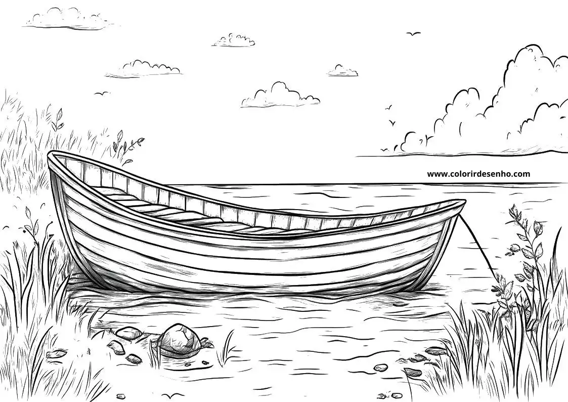 Printable Boat Coloring Pages 6