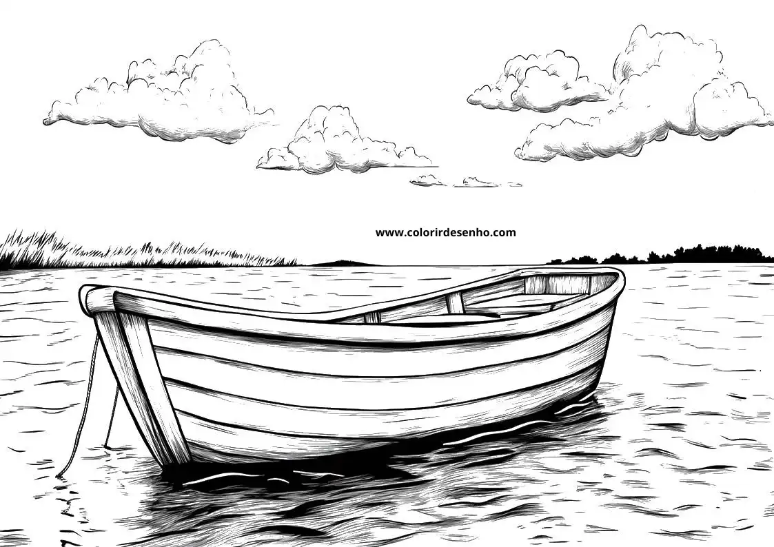Printable Boat Coloring Pages 8
