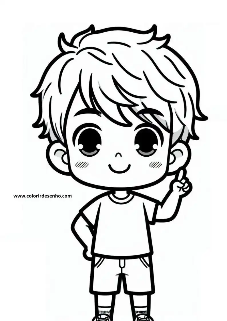Printable Boy Coloring Pages 2