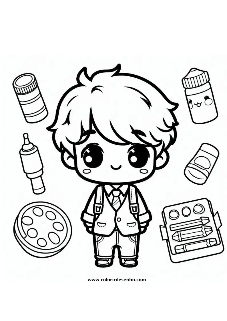 Printable Boy Coloring Pages 3