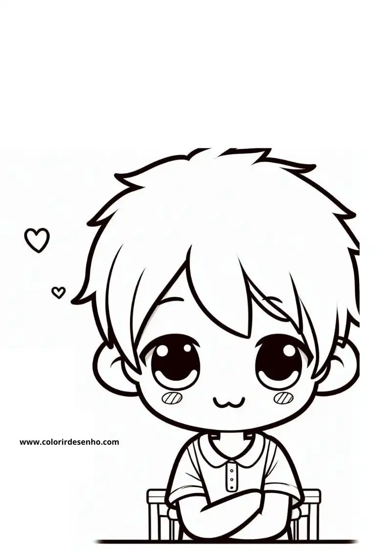 Printable Boy Coloring Pages 9