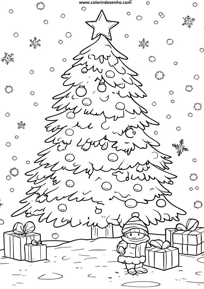 Printable Christmas Coloring Pages 10