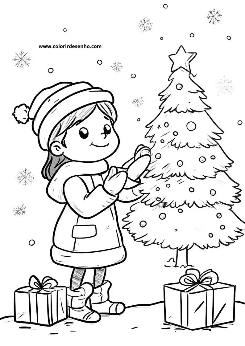 Printable Christmas Coloring Pages 12