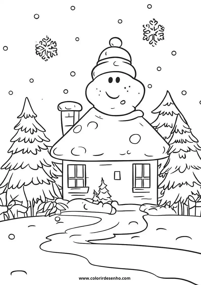 Printable Christmas Coloring Pages 6