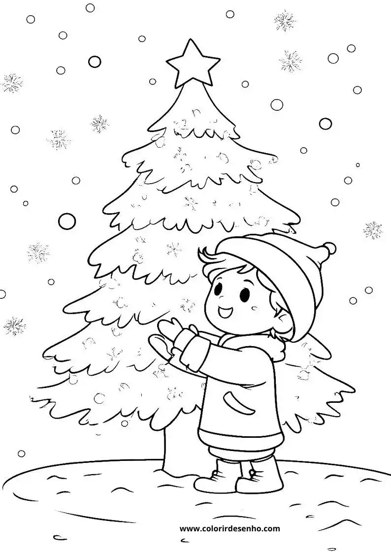 Printable Christmas Coloring Pages 9