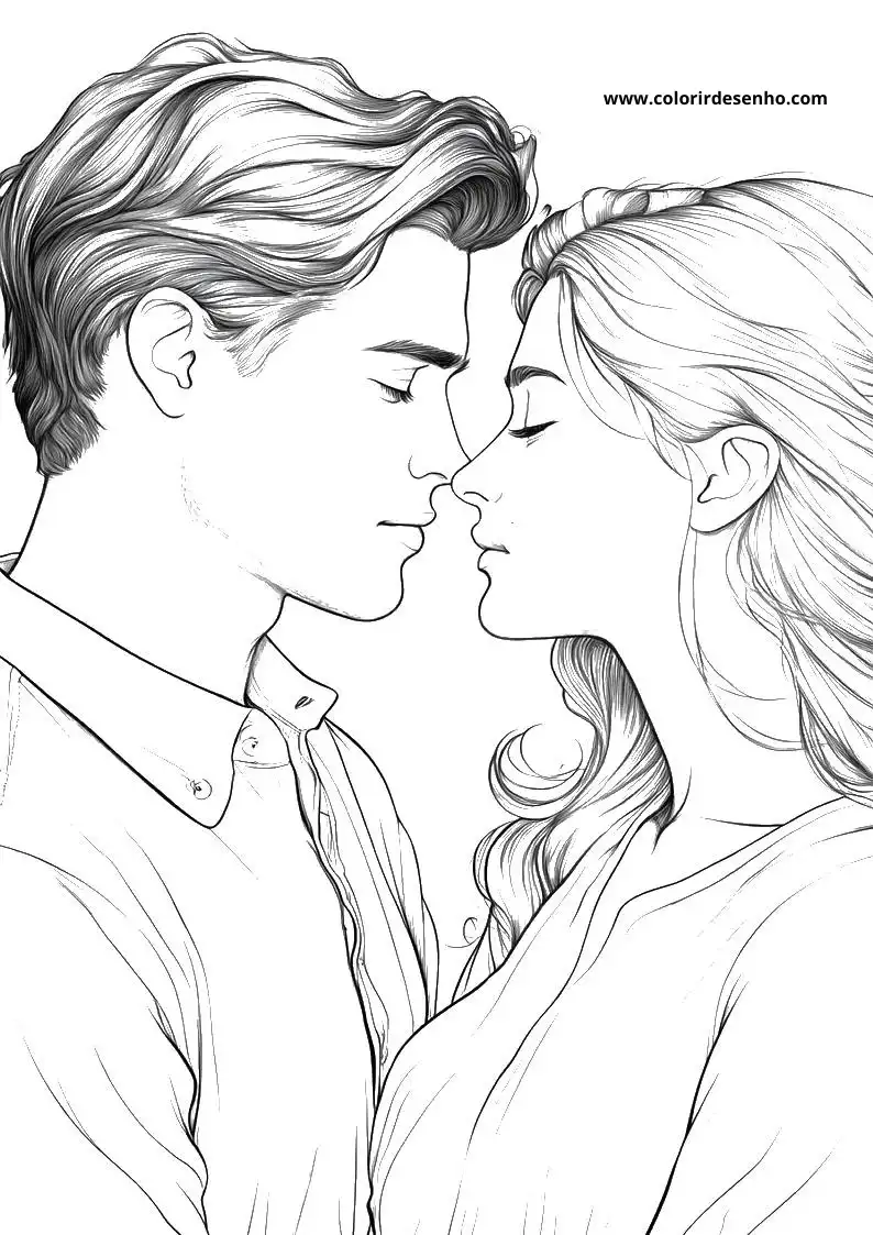 Printable Couples Coloring Pages 11
