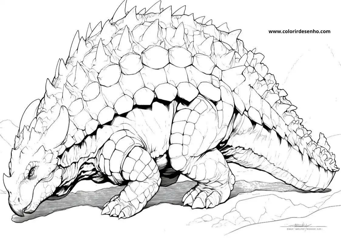 Printable Dinosaur Coloring Pages 9