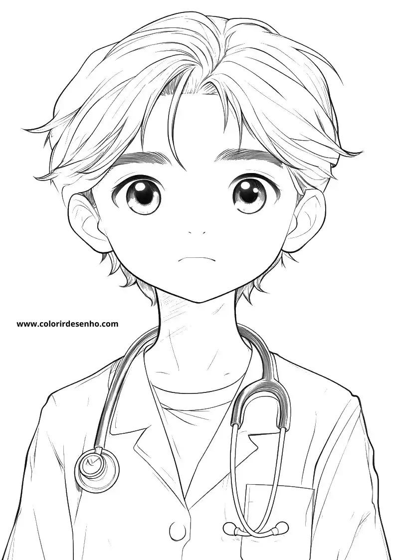 Printable Doctor Coloring Pages 10