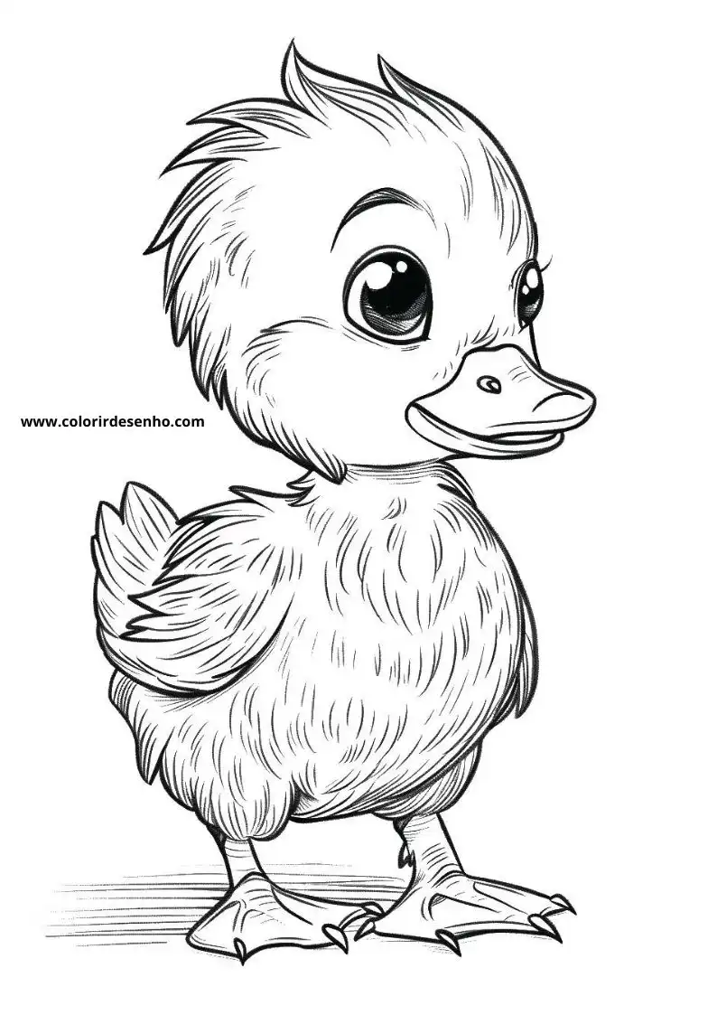 Printable Duck Coloring Pages 11