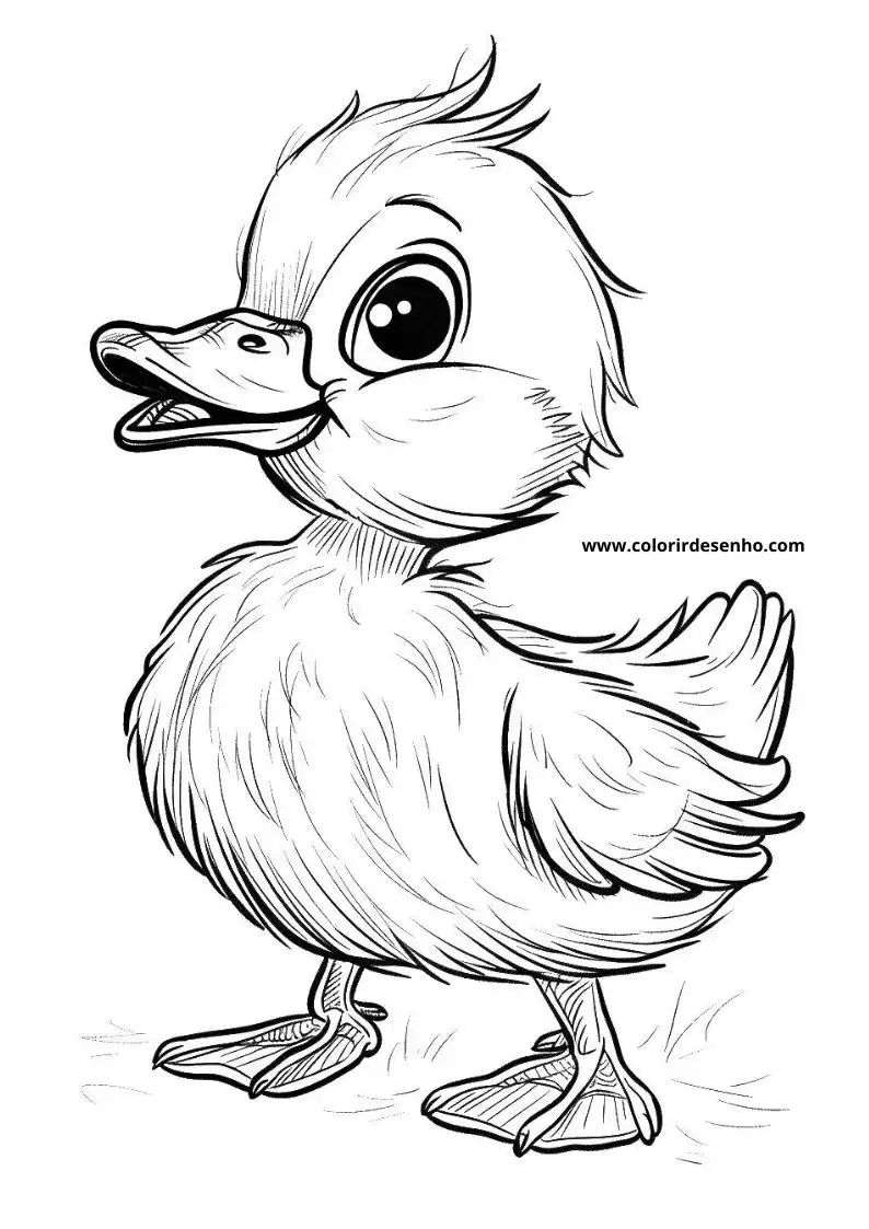 Printable Duck Coloring Pages 12