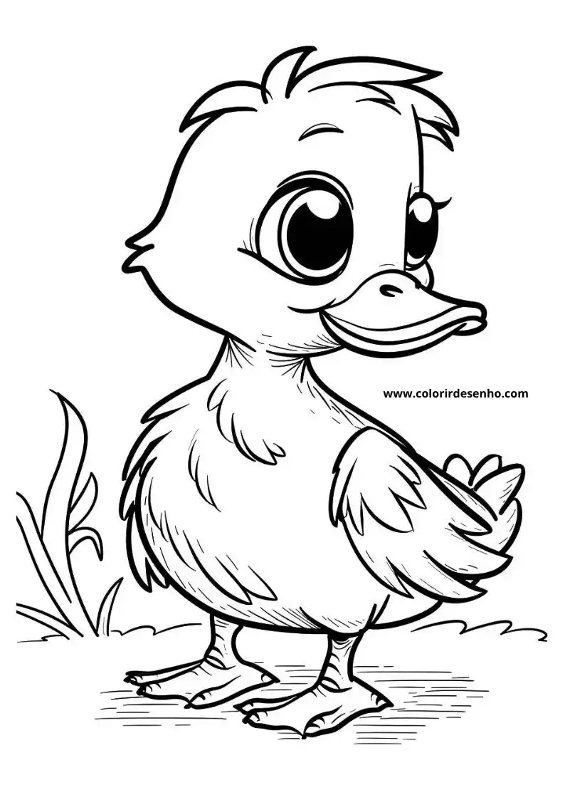 Printable Duck Coloring Pages 5