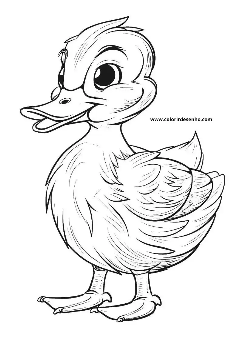 Printable Duck Coloring Pages 6