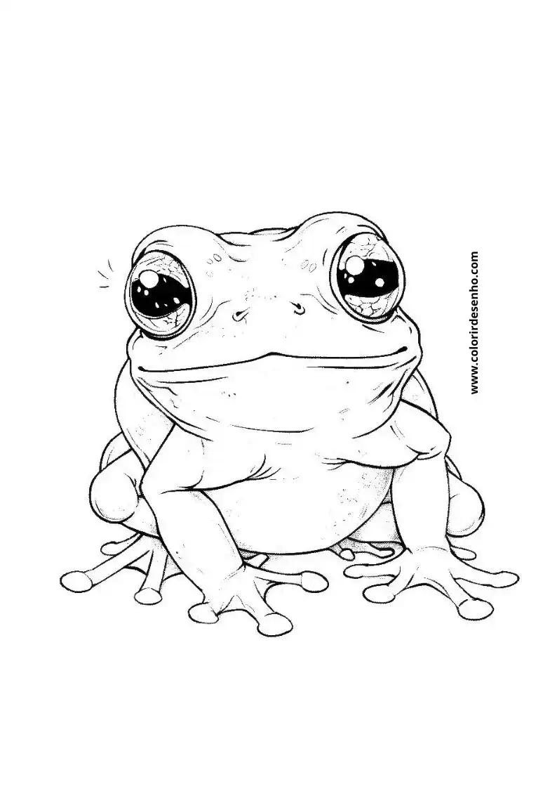 Printable Frog Coloring Pages 5