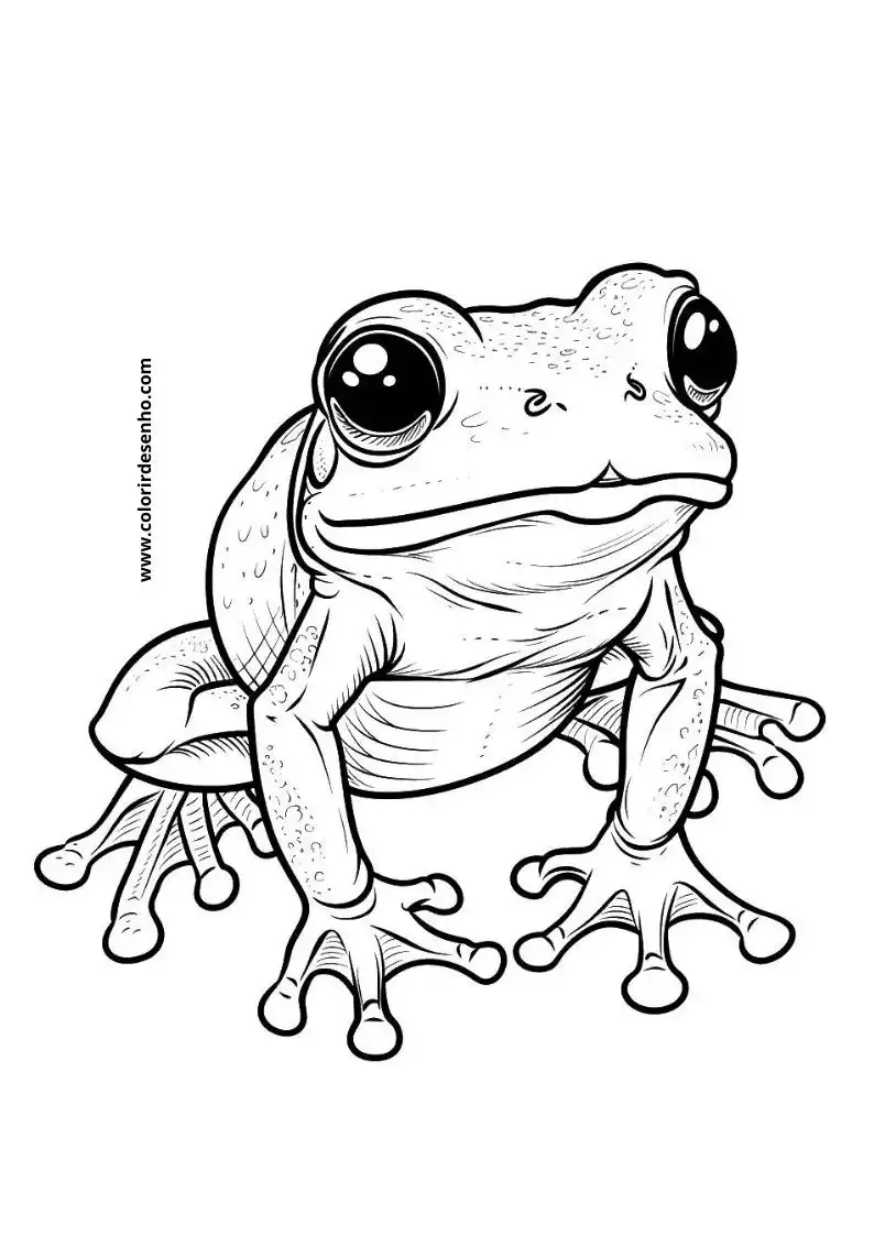Printable Frog Coloring Pages 6