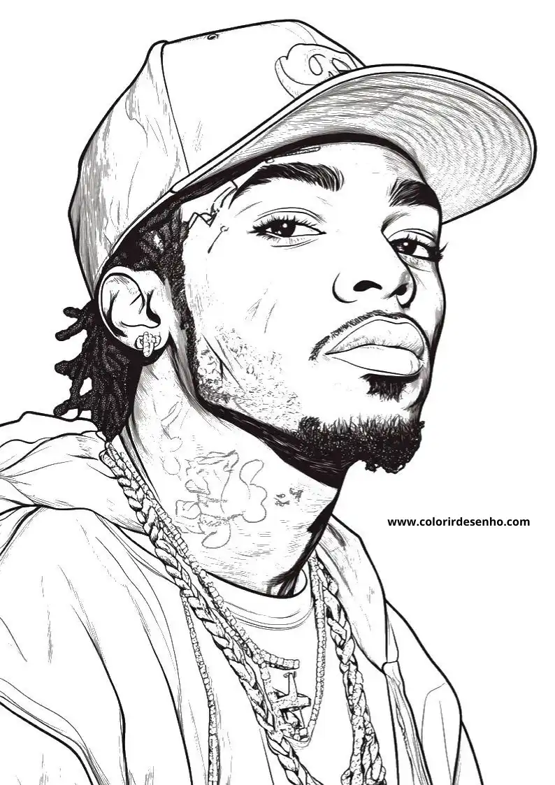 Printable Hip Hop Coloring Pages 10
