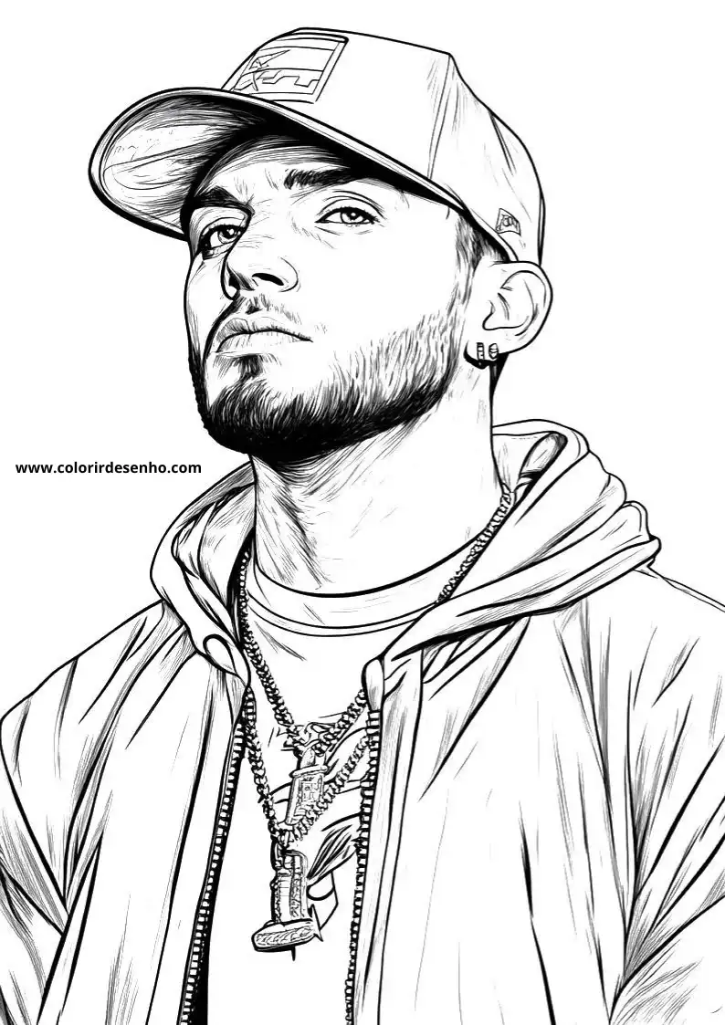 Printable Hip Hop Coloring Pages 12