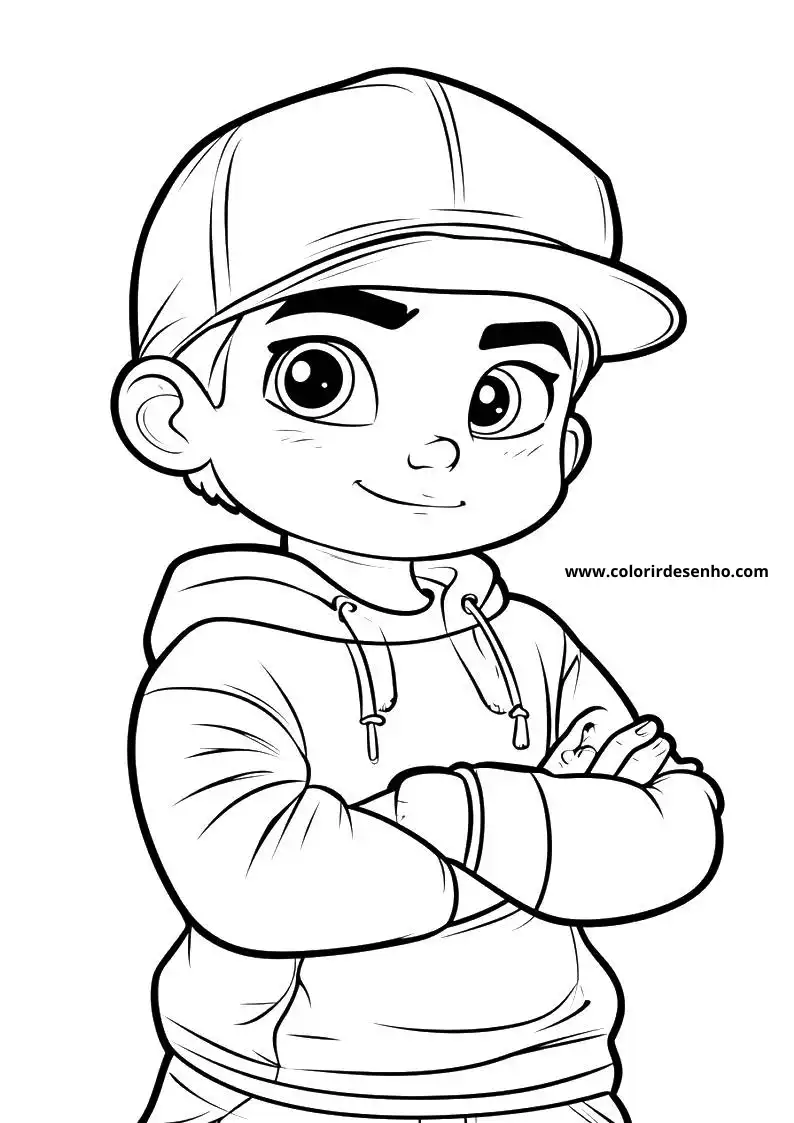 Printable Hip Hop Coloring Pages 7