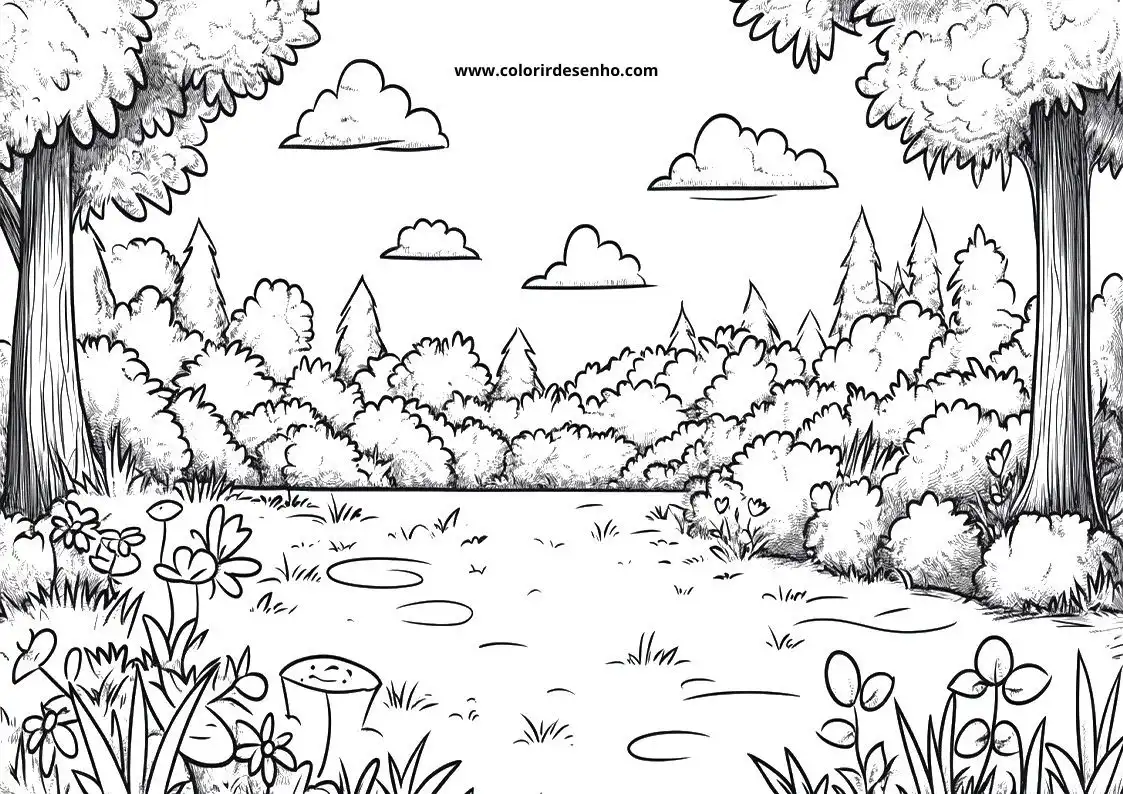 Printable Landscape Coloring Pages 10