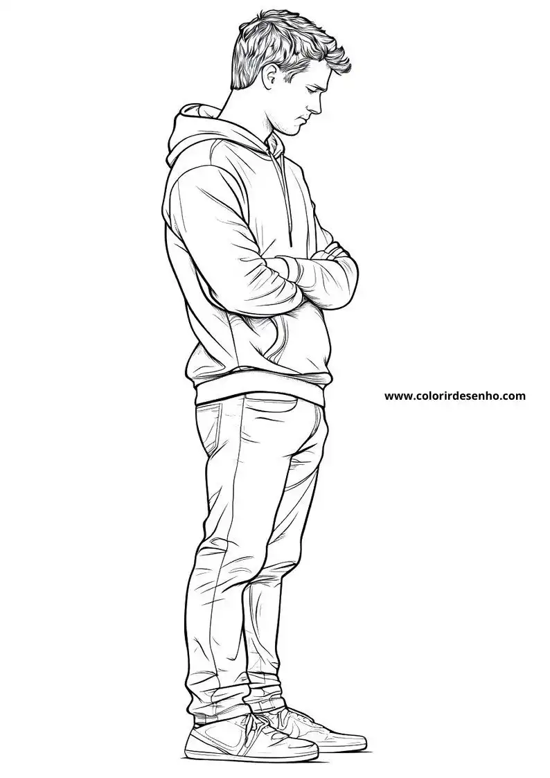 Printable Man Coloring Pages 2
