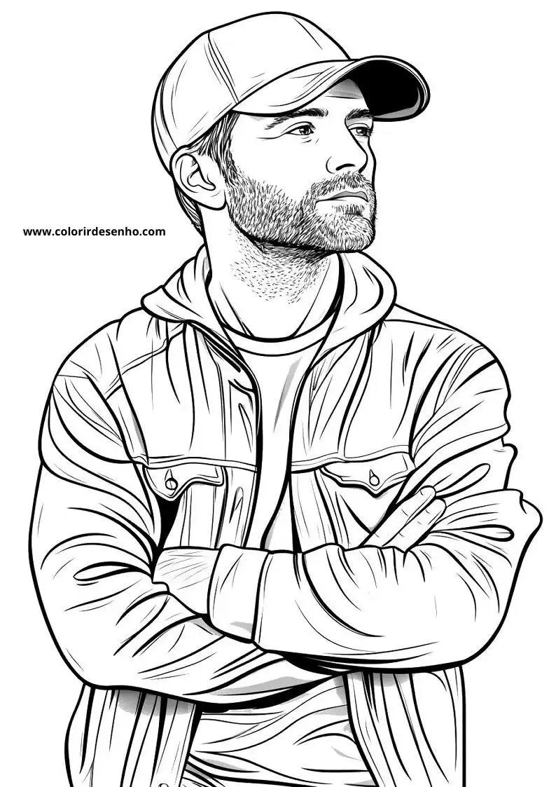 Printable Man Coloring Pages 3