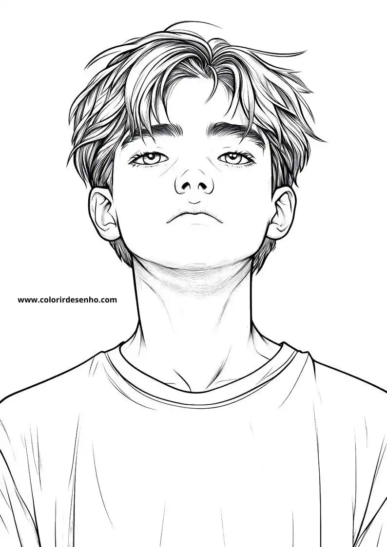 Printable Man Coloring Pages 5