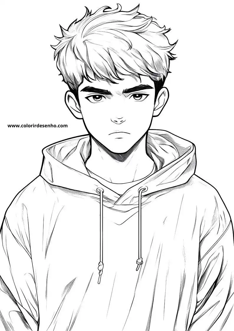 Printable Man Coloring Pages 7
