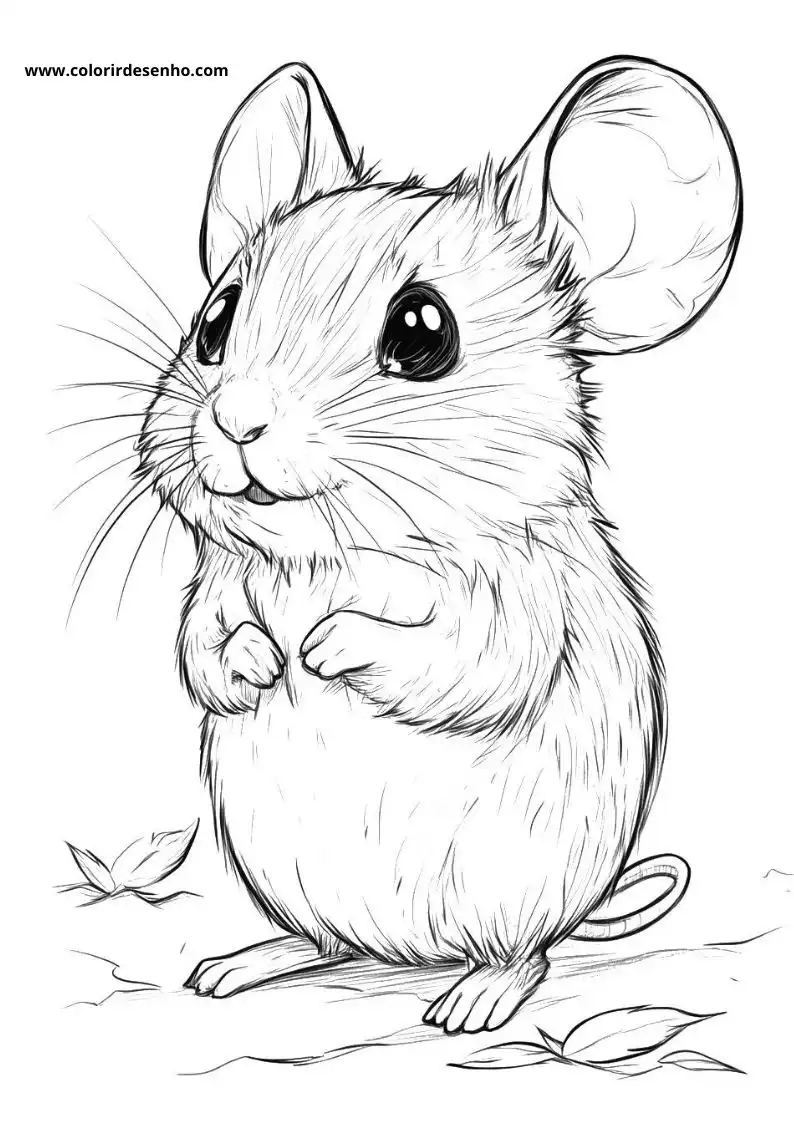 Printable Mouse Coloring Pages 1