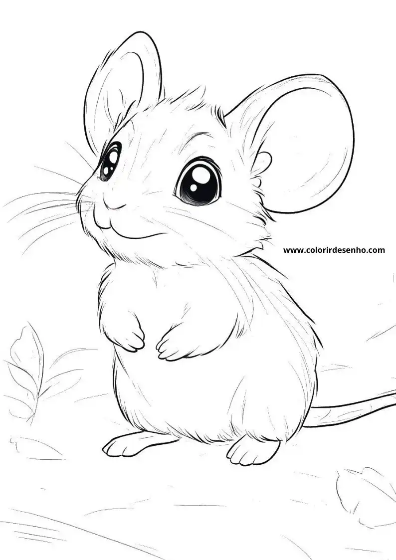 Printable Mouse Coloring Pages 2