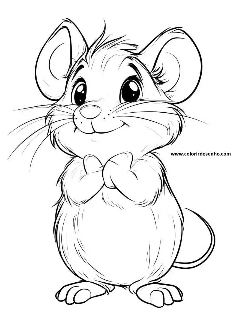 Printable Mouse Coloring Pages 3