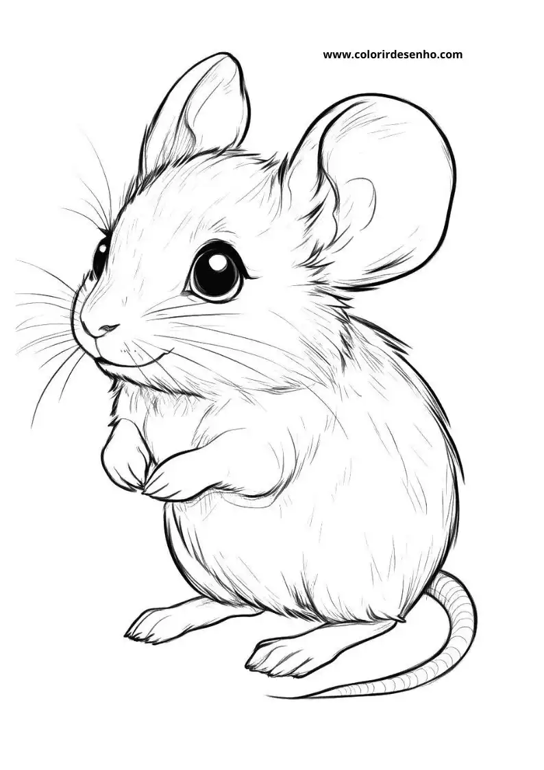 Printable Mouse Coloring Pages 4