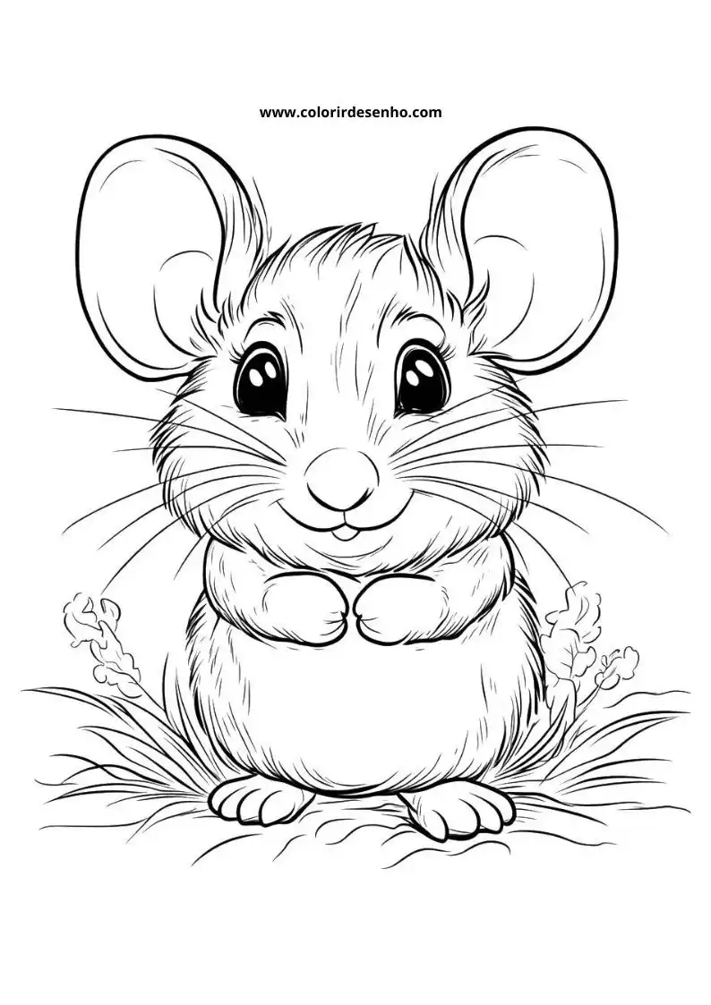 Printable Mouse Coloring Pages 9