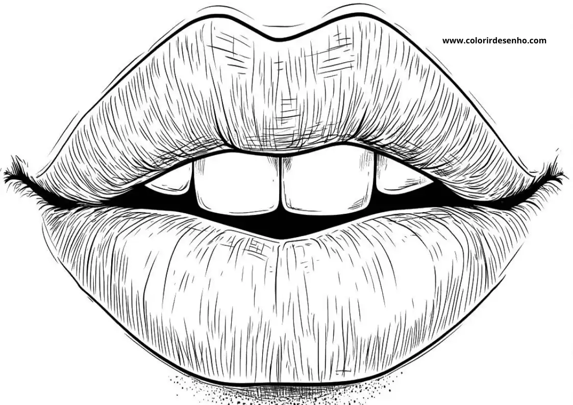 Printable Mouth Coloring Pages 11