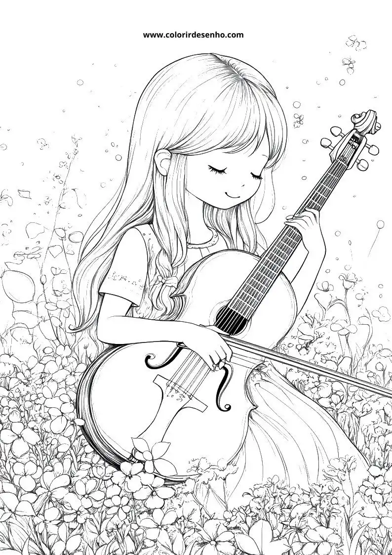 Printable Music Coloring Pages 11