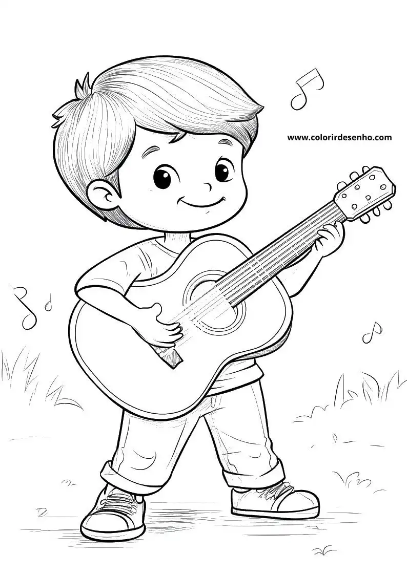 Printable Music Coloring Pages 2