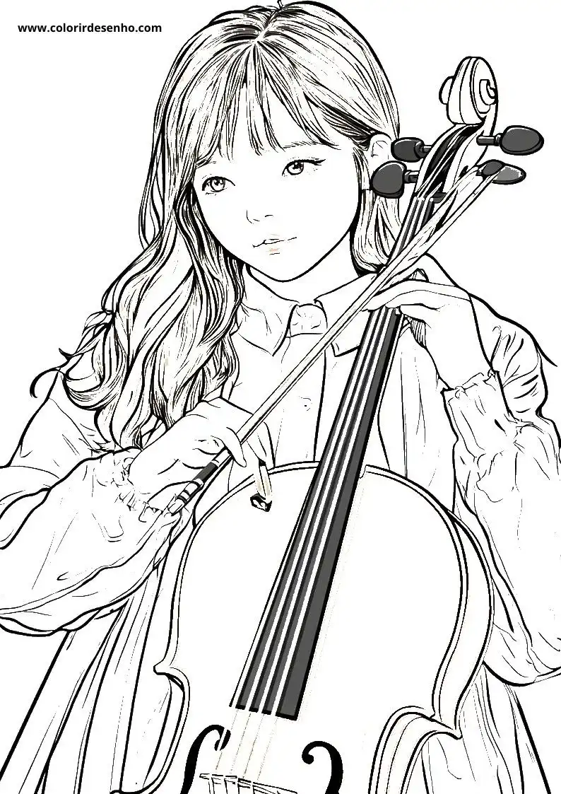 Printable Music Coloring Pages 4