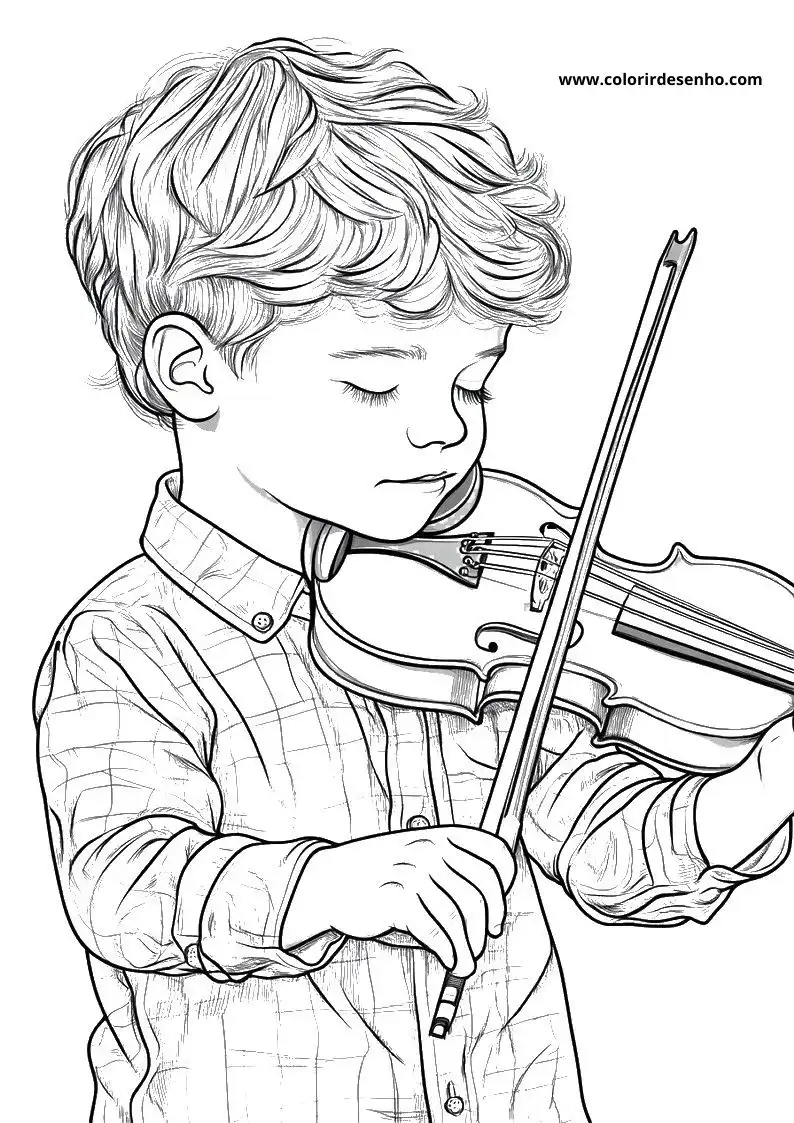 Printable Music Coloring Pages 6