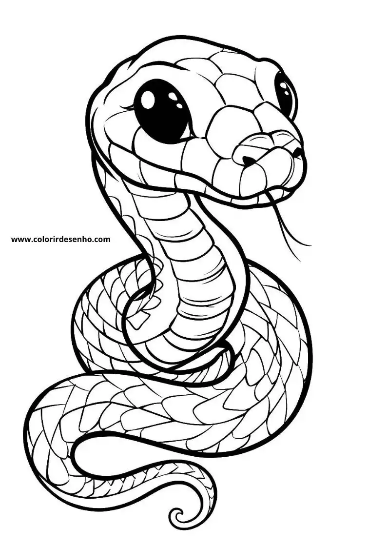 Printable Snake Coloring Pages 11