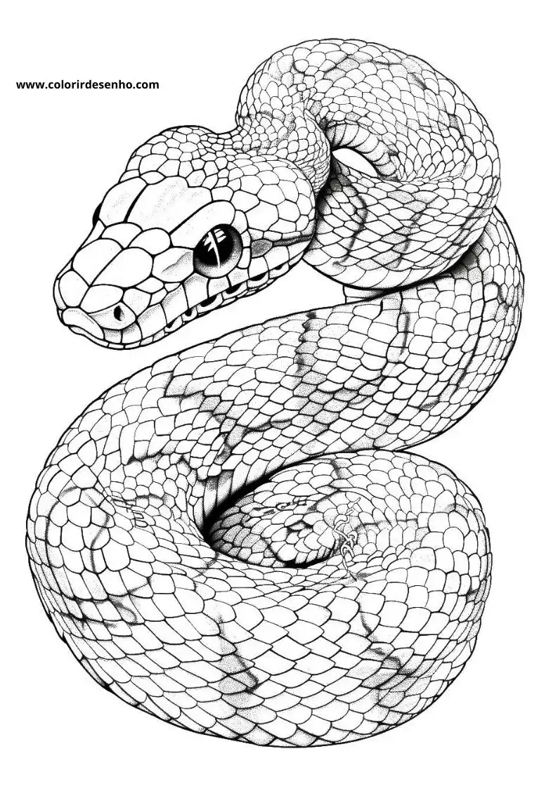 Printable Snake Coloring Pages 5