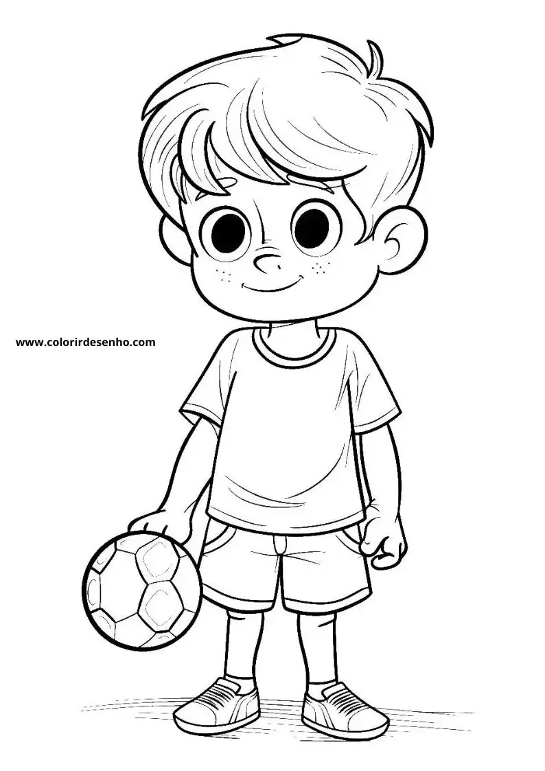 Printable Soccer Coloring Pages 4