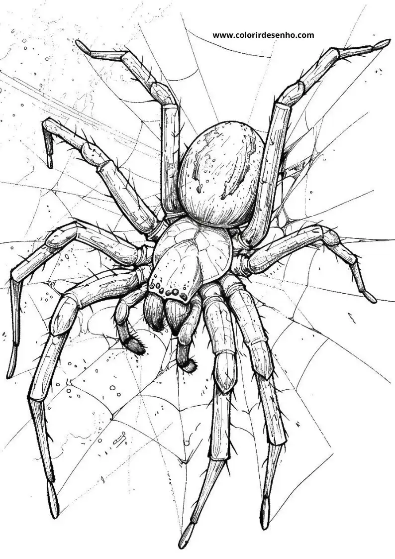 Printable Spider Coloring Pages 10