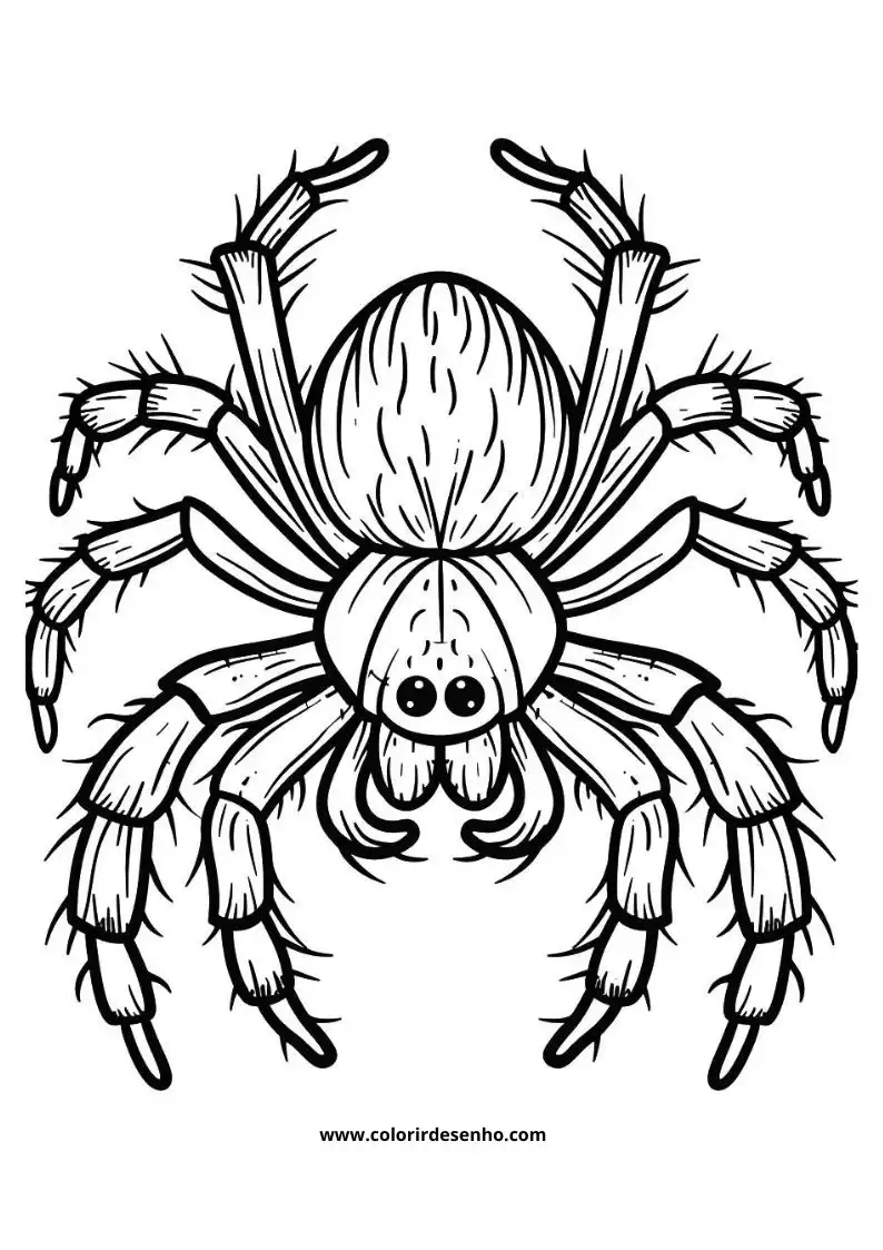 Printable Spider Coloring Pages 12