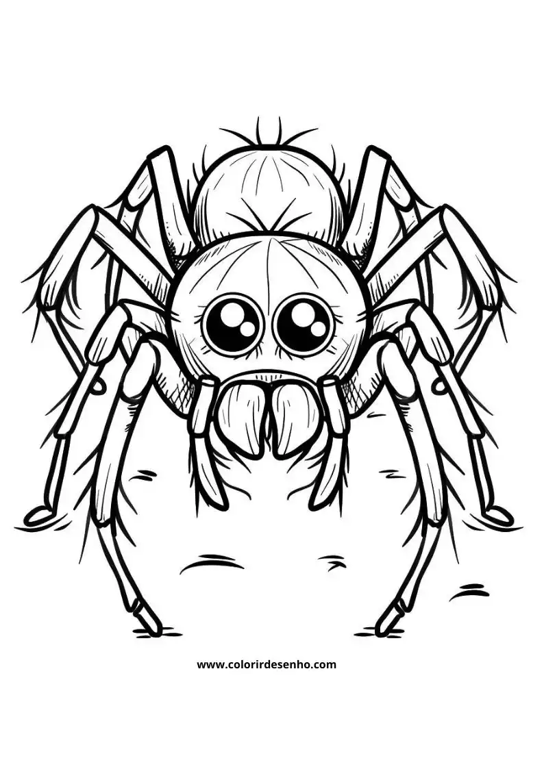 Printable Spider Coloring Pages 14