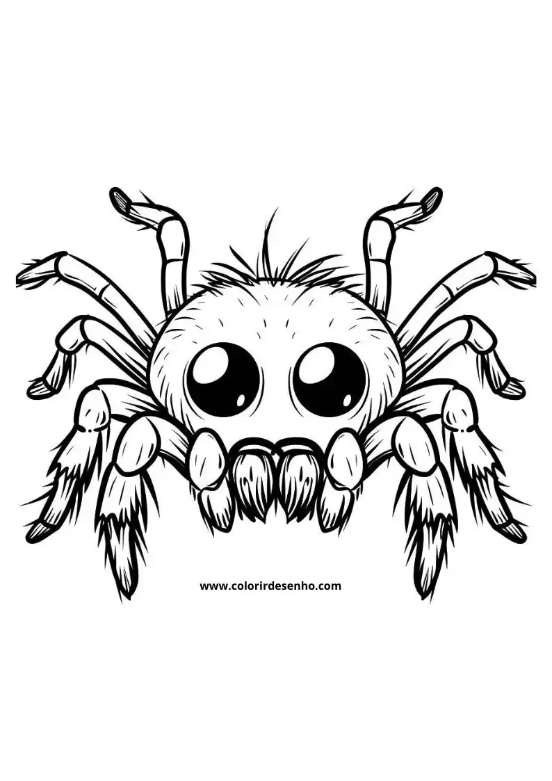 Printable Spider Coloring Pages 15