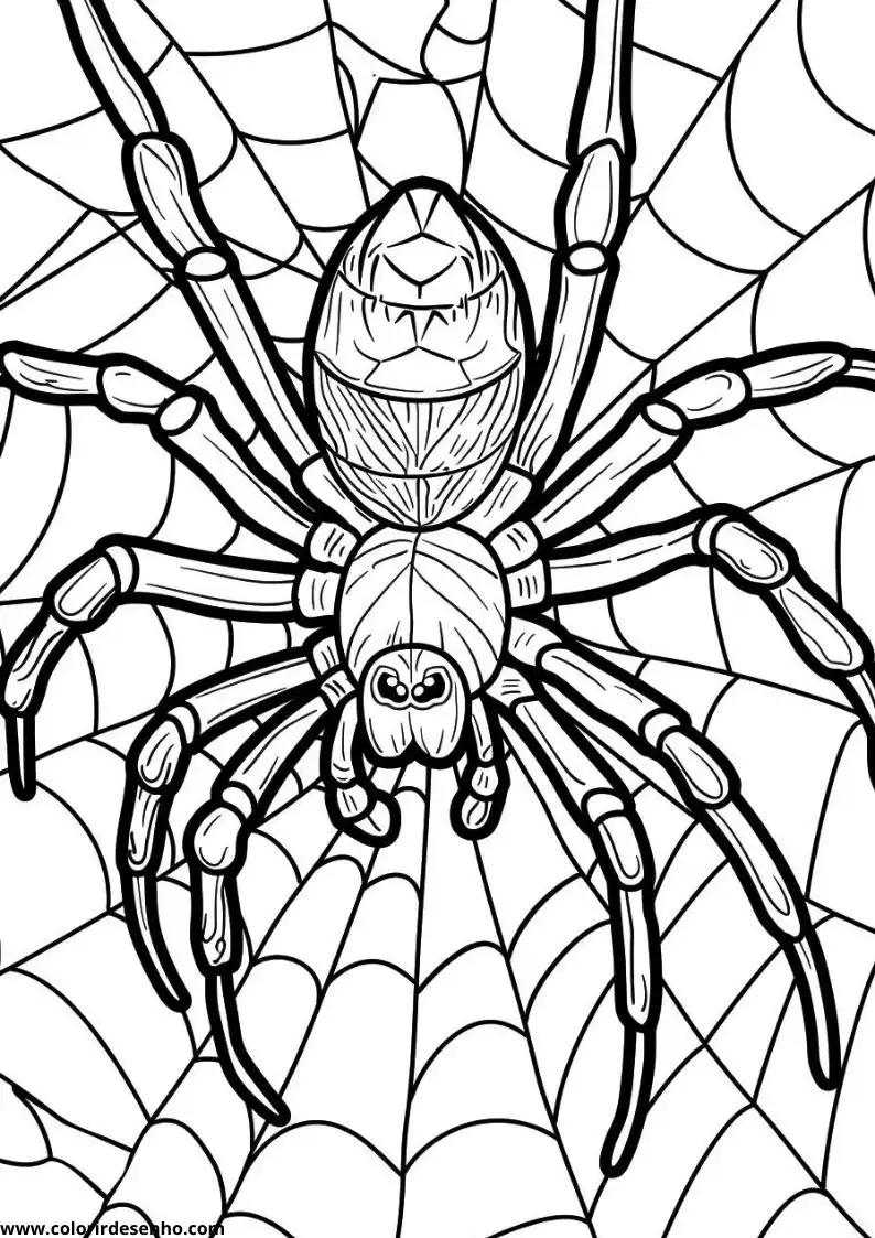 Printable Spider Coloring Pages 5