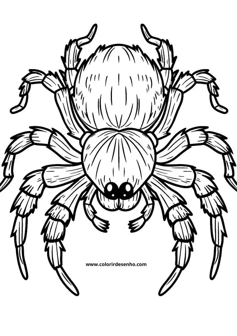 Printable Spider Coloring Pages 8