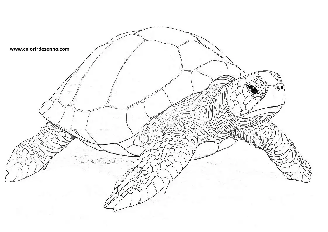 Printable Turtle Coloring Pages 10