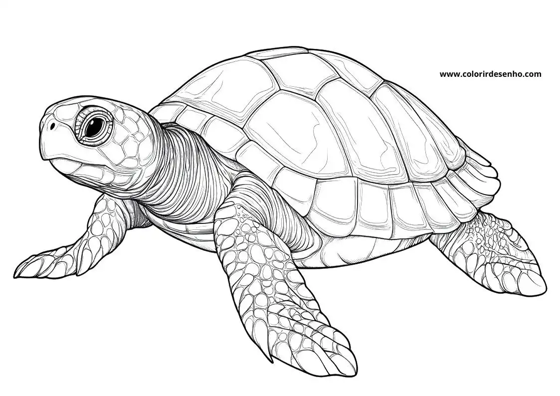 Printable Turtle Coloring Pages 8