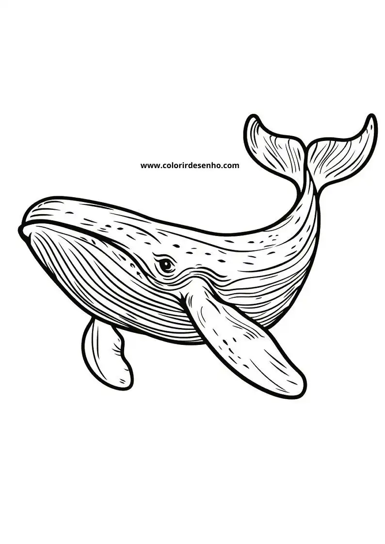 Printable Whale Coloring Pages 5