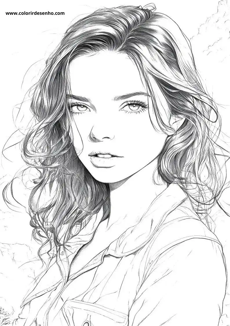 Printable Woman Coloring Pages 3